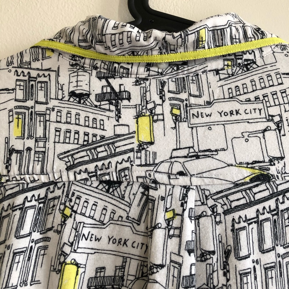 DKNY NYC Cotton Pajama Top Swim Cover Up